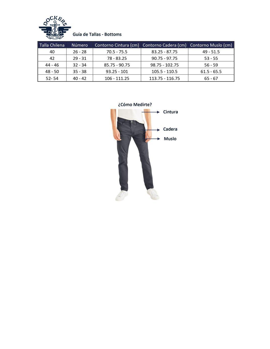 Pantalón Cargo Hombre Chino Tapered Slim Fit Beige-4