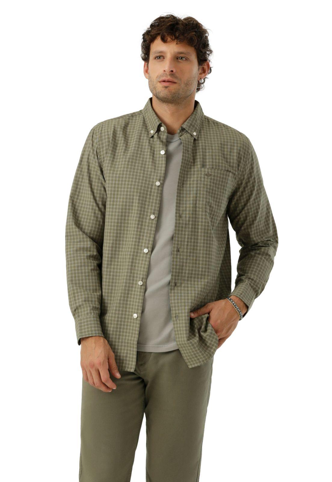 Camisa Hombre Woven Refine Classic Fit Verde 52798-1226-0
