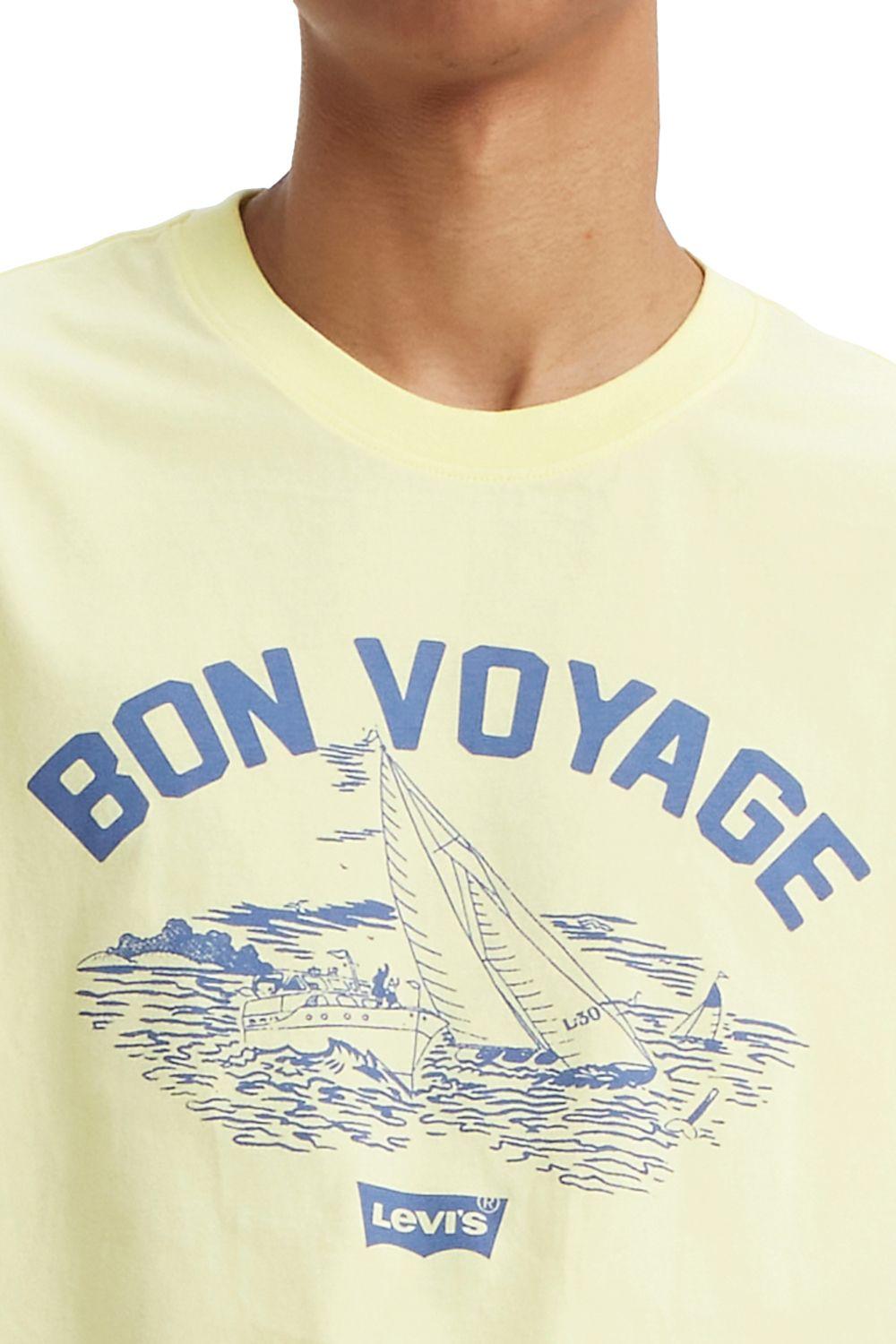 Polera Hombre Retro Standard Tee Amarillo Levis A9455-0001-3