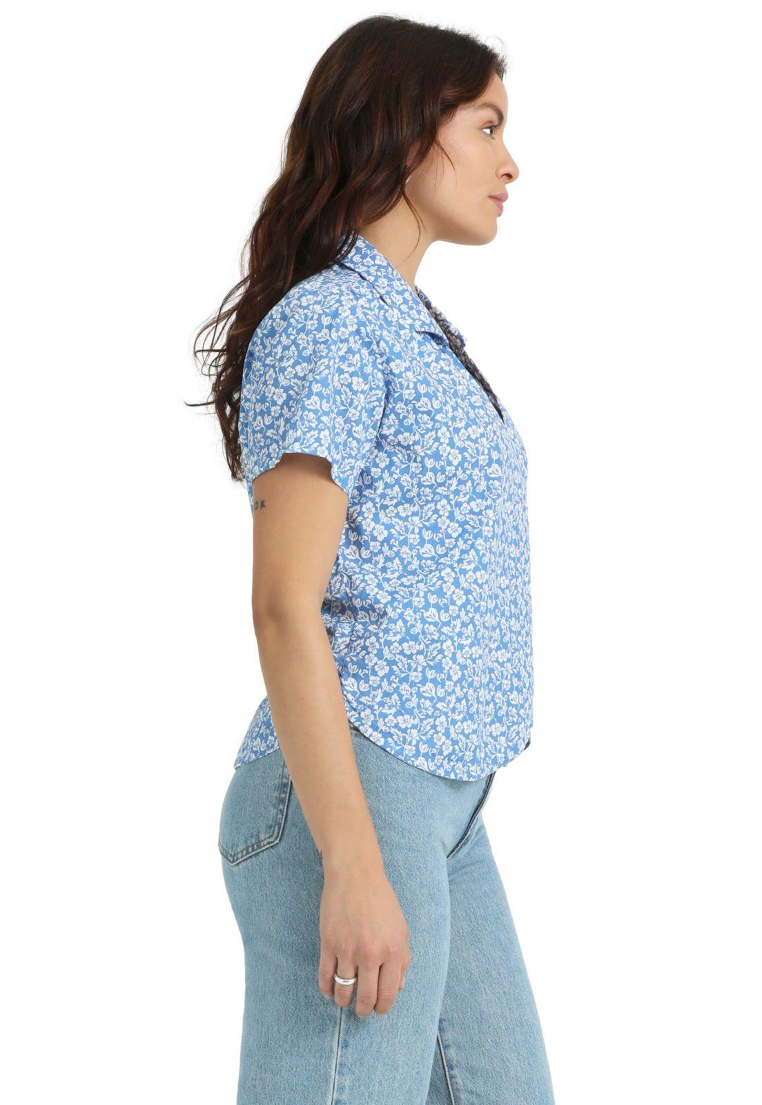 Blusa Mujer Wrap Regular Fit Azul A6979-0001-2