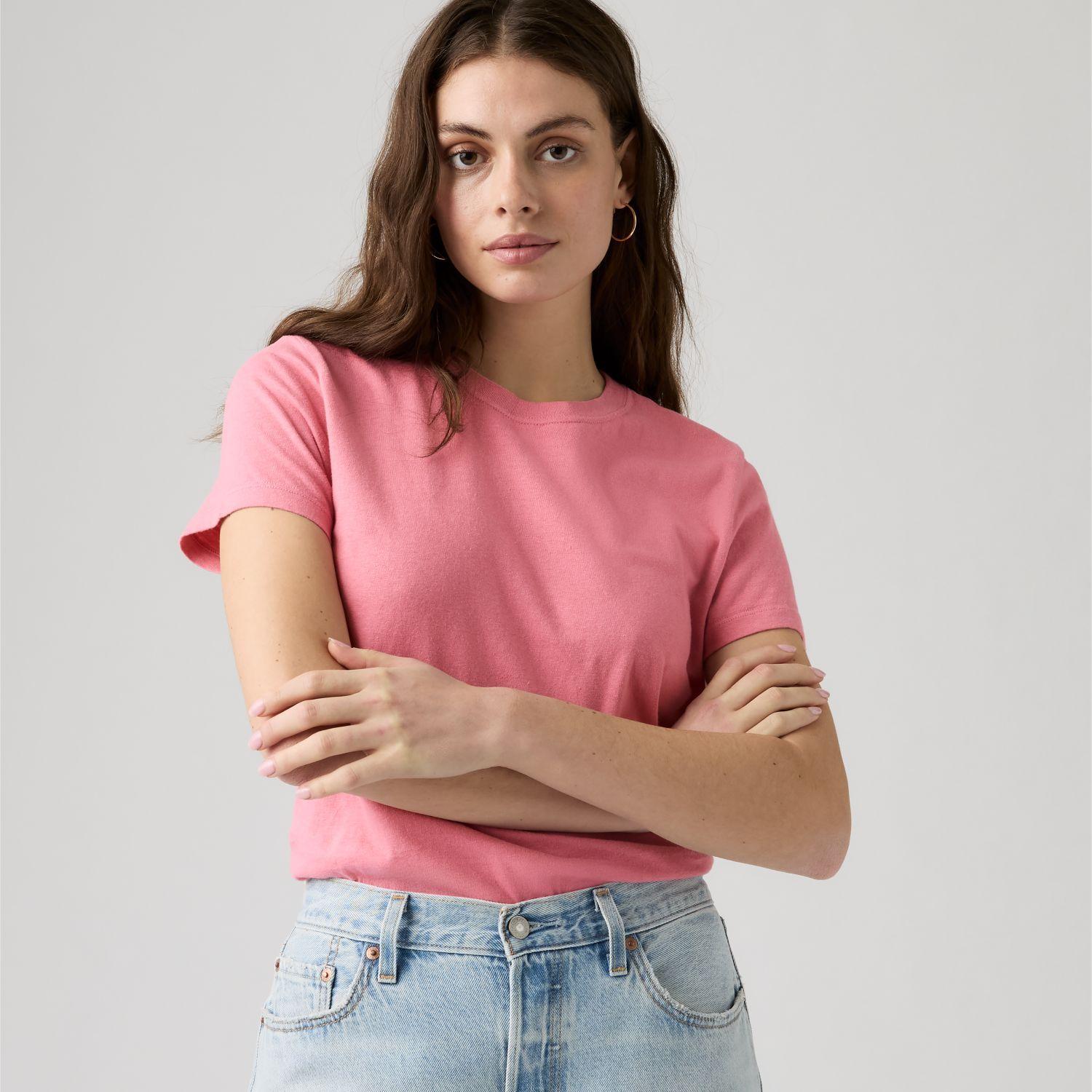 Polera Mujer Favorite Slub Tee Rosado Levis 0064G-0016-2