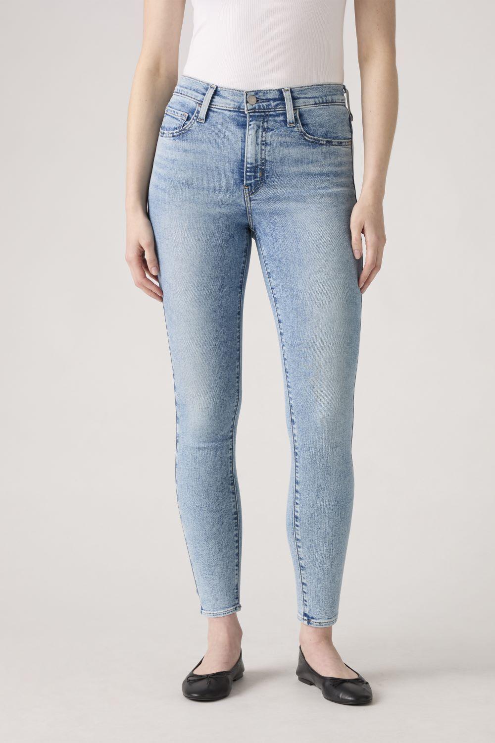 Jeans Mujer 720 Hirise Super Skinny Celeste Levis 52797-0453-0