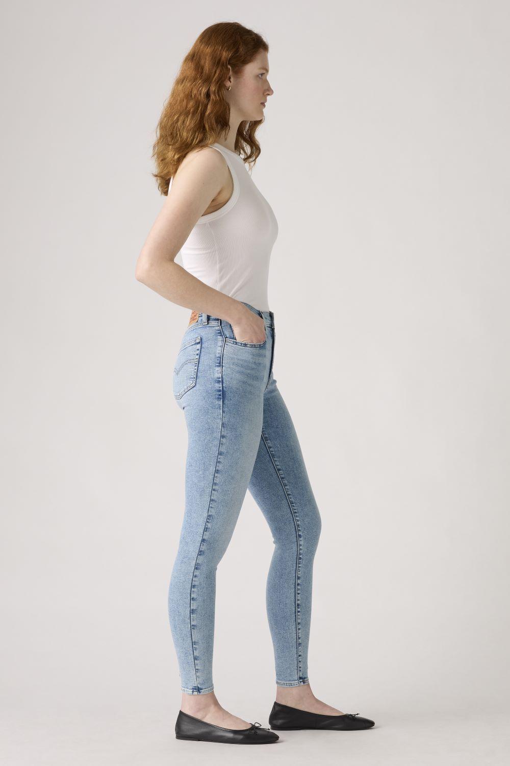 Jeans Mujer 720 Hirise Super Skinny Celeste Levis 52797-0453-1