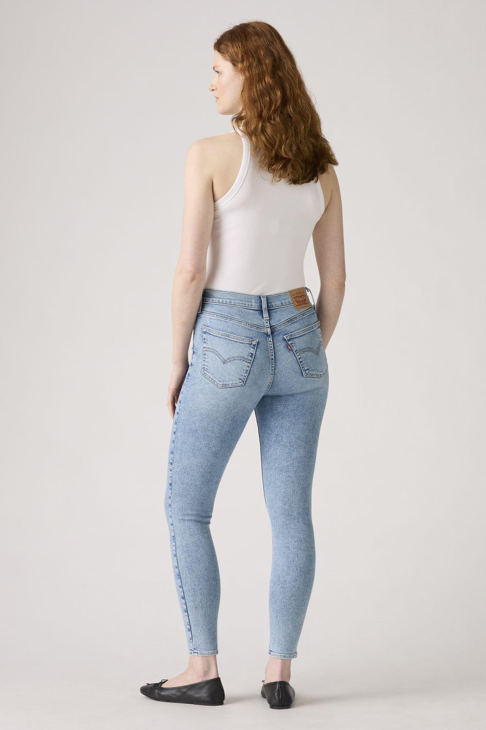 Jeans Mujer 720 Hirise Super Skinny Celeste Levis 52797-0453-2
