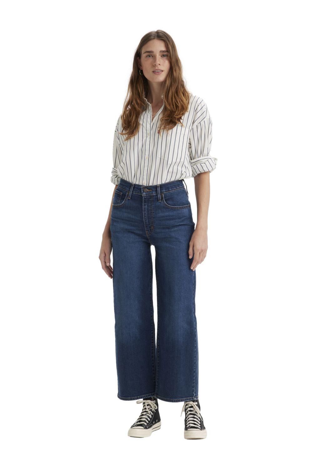 Jeans Mujer High Rise Wide Leg Azul Levis 72970-0017-3