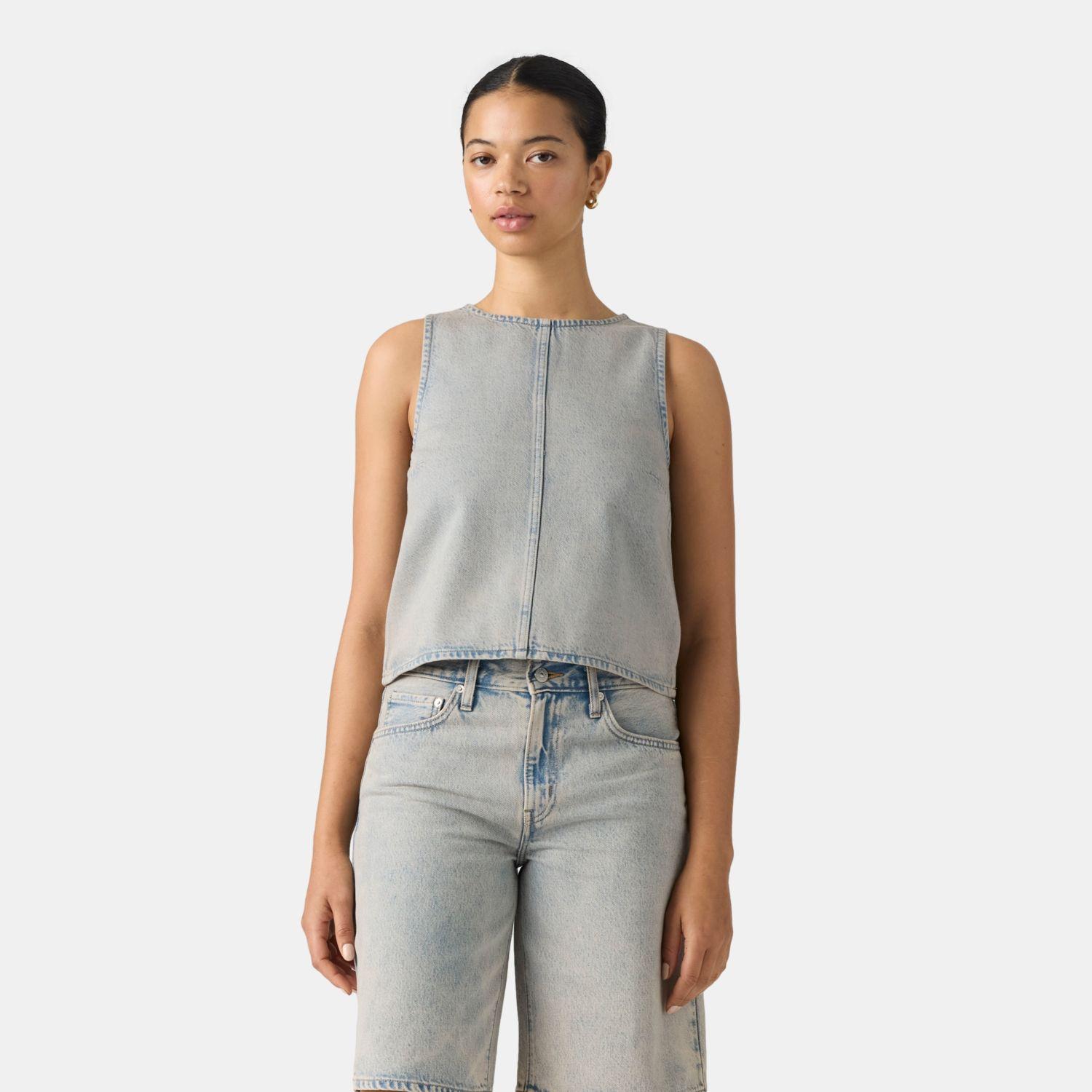 Blusa Mujer Denim Shell Gris Levis 0082R-0001-0
