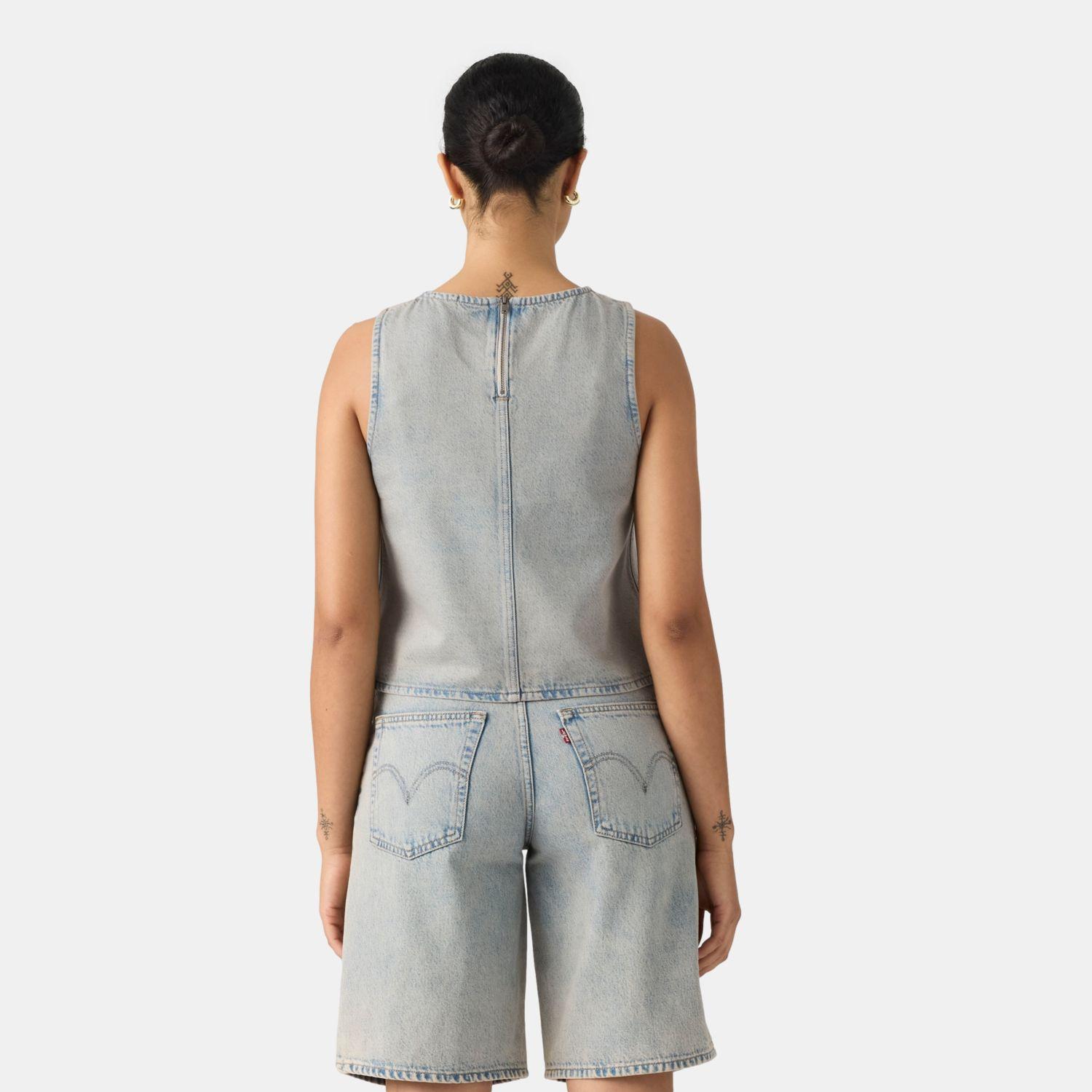 Blusa Mujer Denim Shell Gris Levis 0082R-0001-1