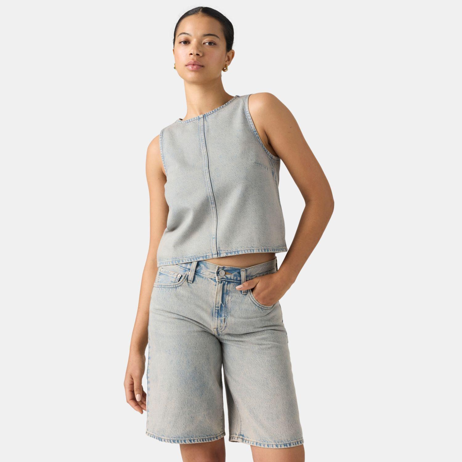 Blusa Mujer Denim Shell Gris Levis 0082R-0001-2