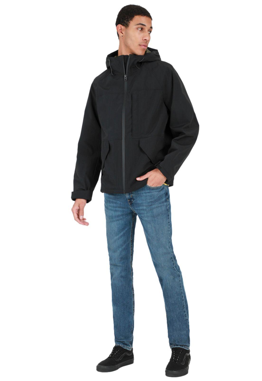 Chaqueta Hombre con Capucha Negro Levis 59491-0145-4