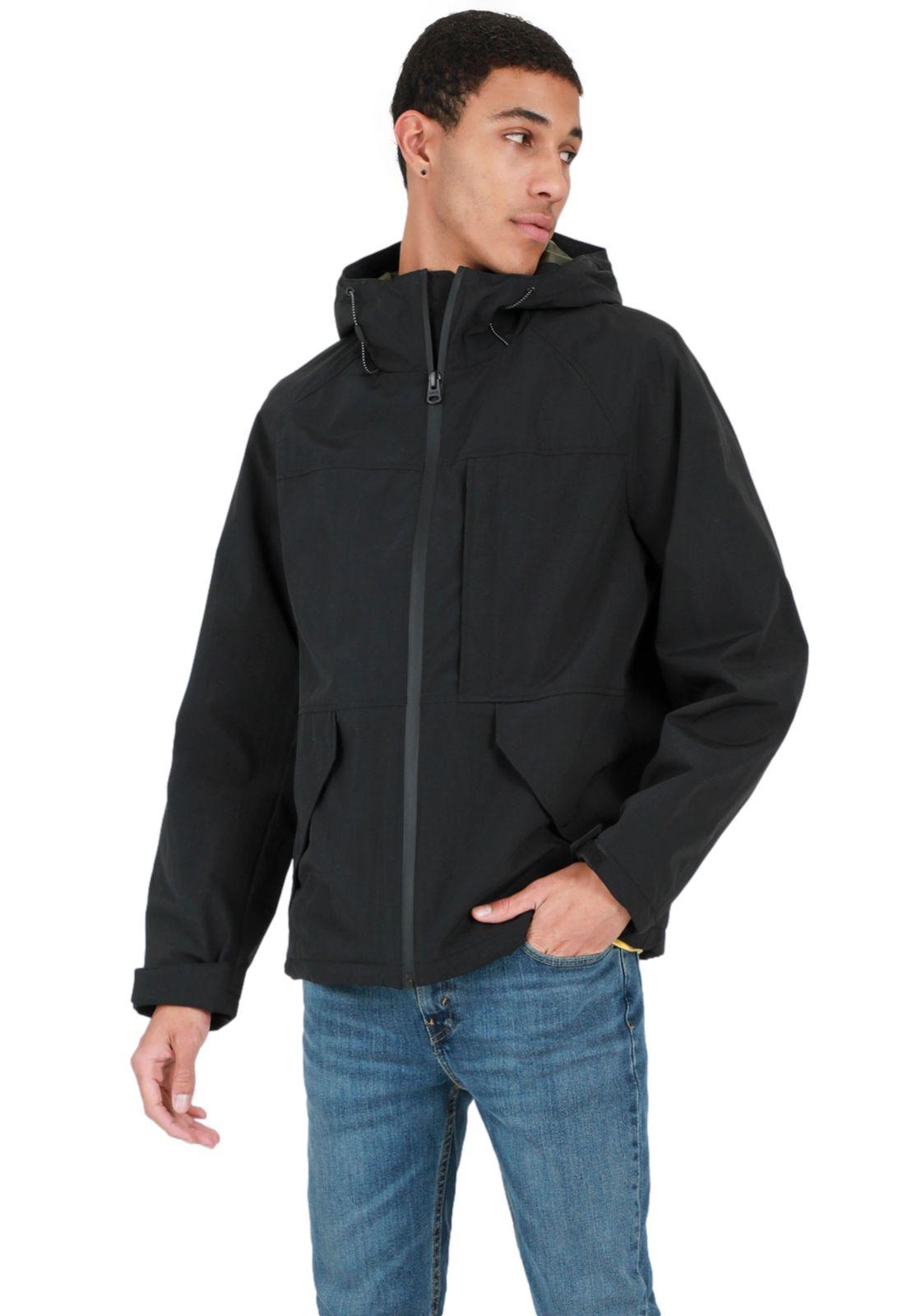Chaqueta Hombre con Capucha Negro Levis 59491-0145-1