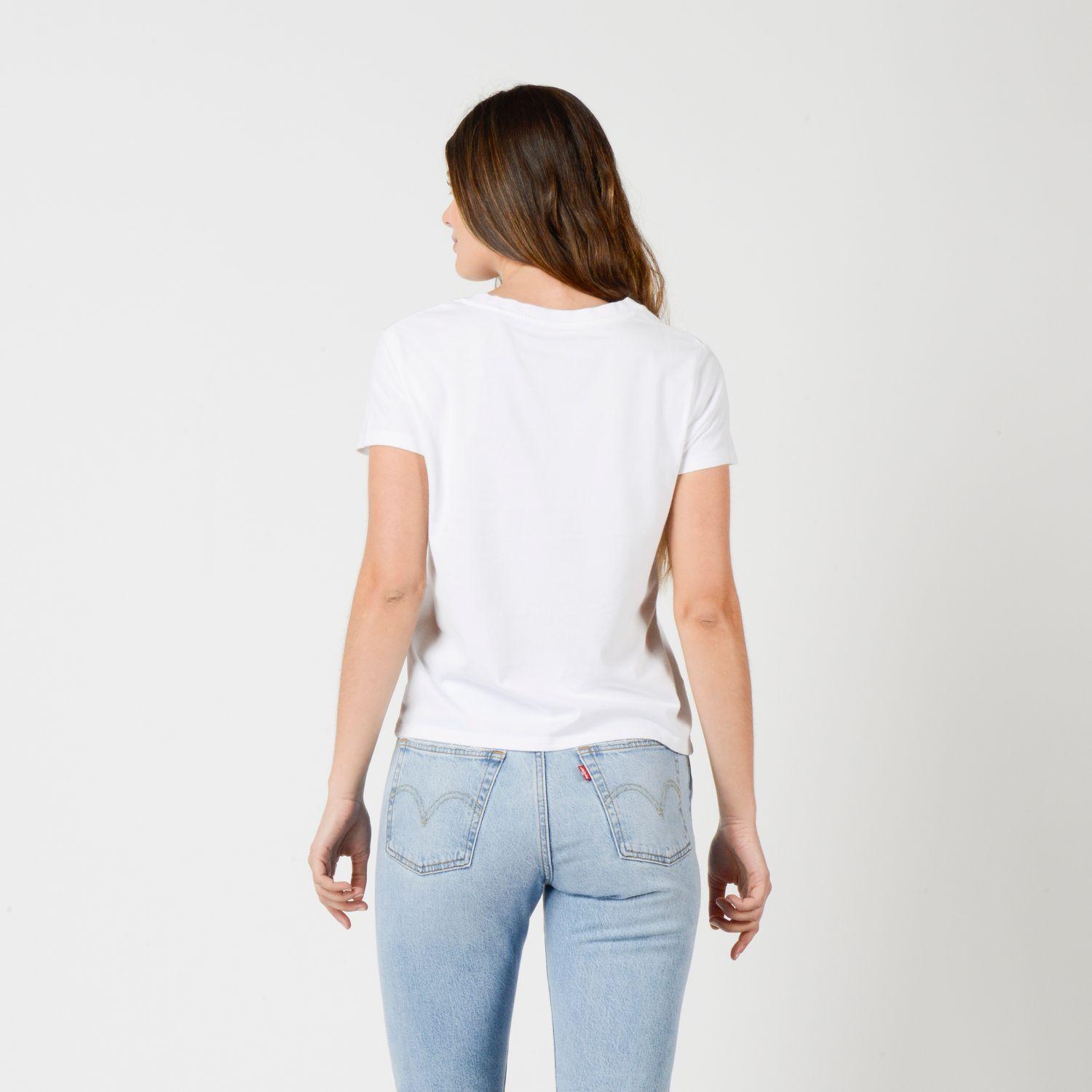Polera Mujer Perfect Vneck Blanco Levis 85341-0048-2