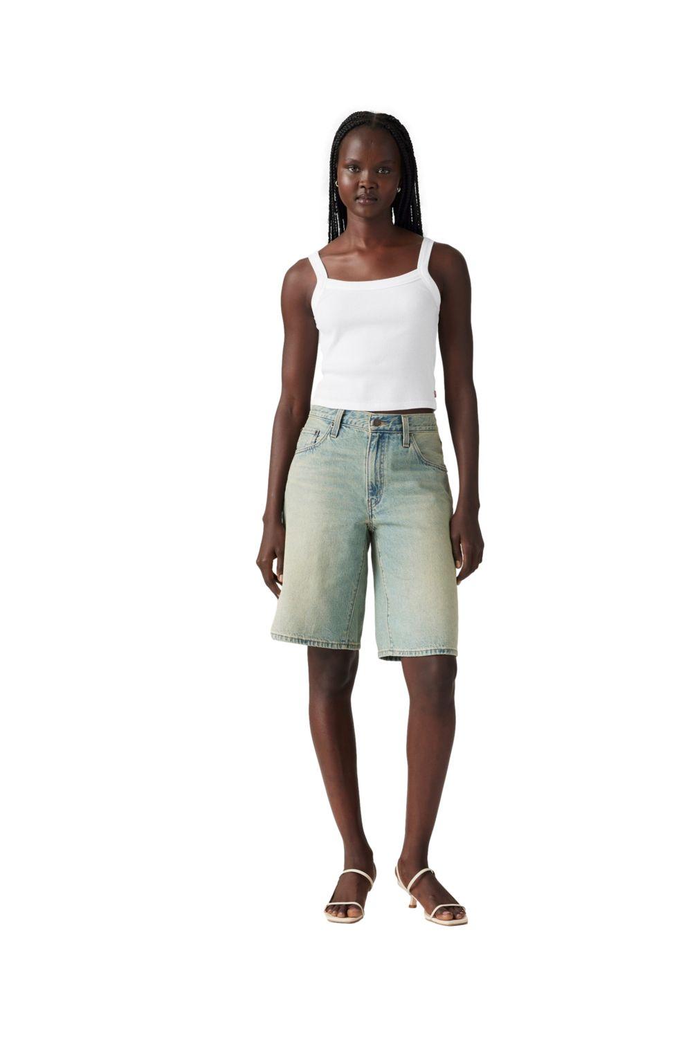 Shorts Mujer Baggy Dad Jort Celeste Levis 000MJ-0002-0