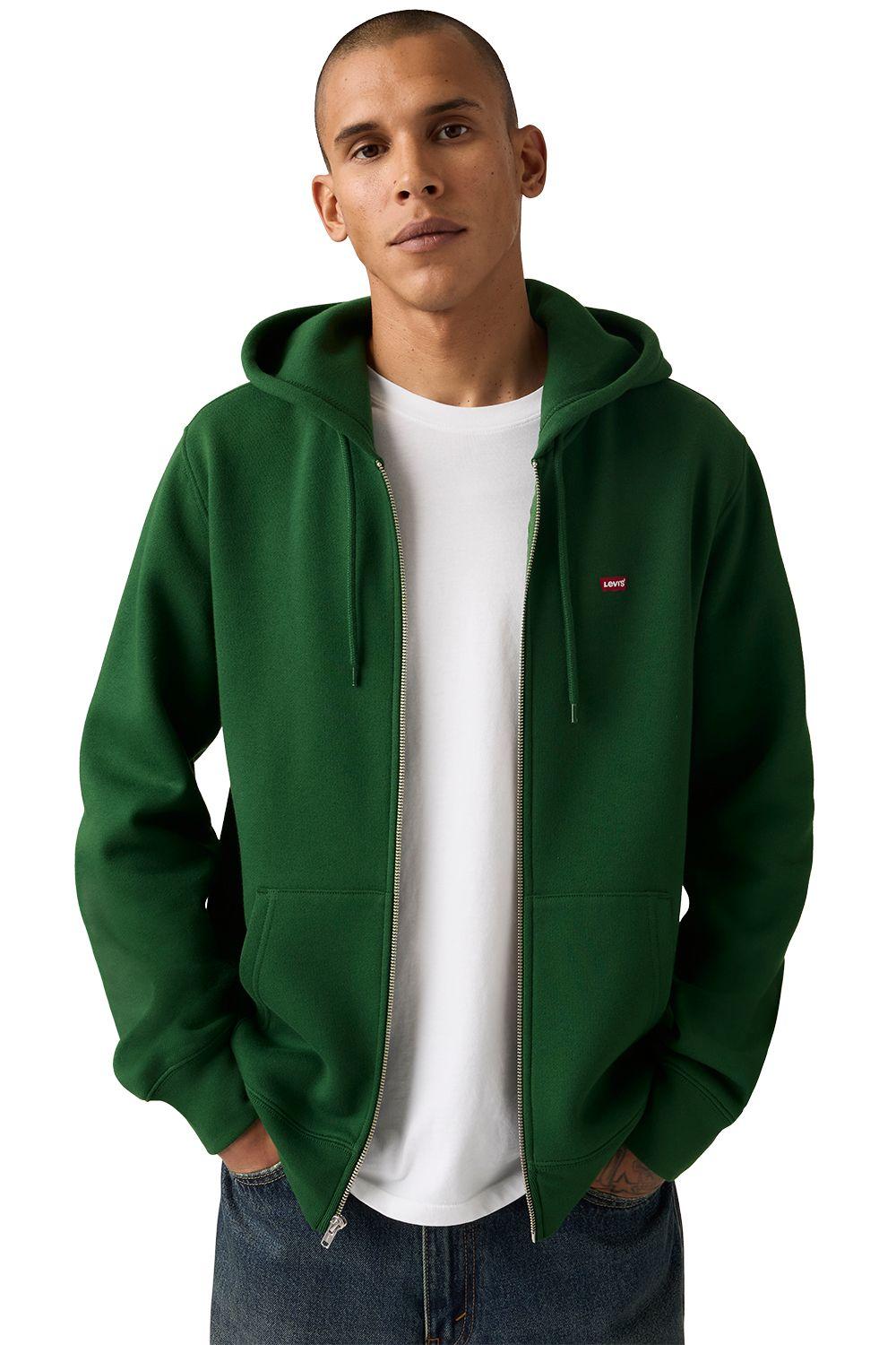 Polerón Hombre Core Ng Zip Up Verde Levis 34259-0083-2