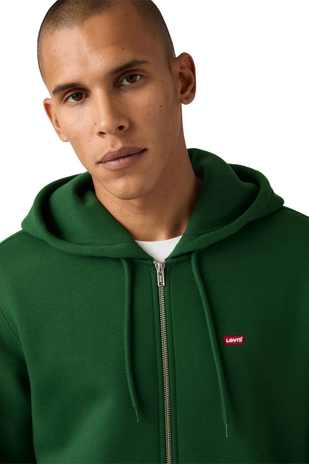 Polerón Hombre Core Ng Zip Up Verde Levis 34259-0083-3