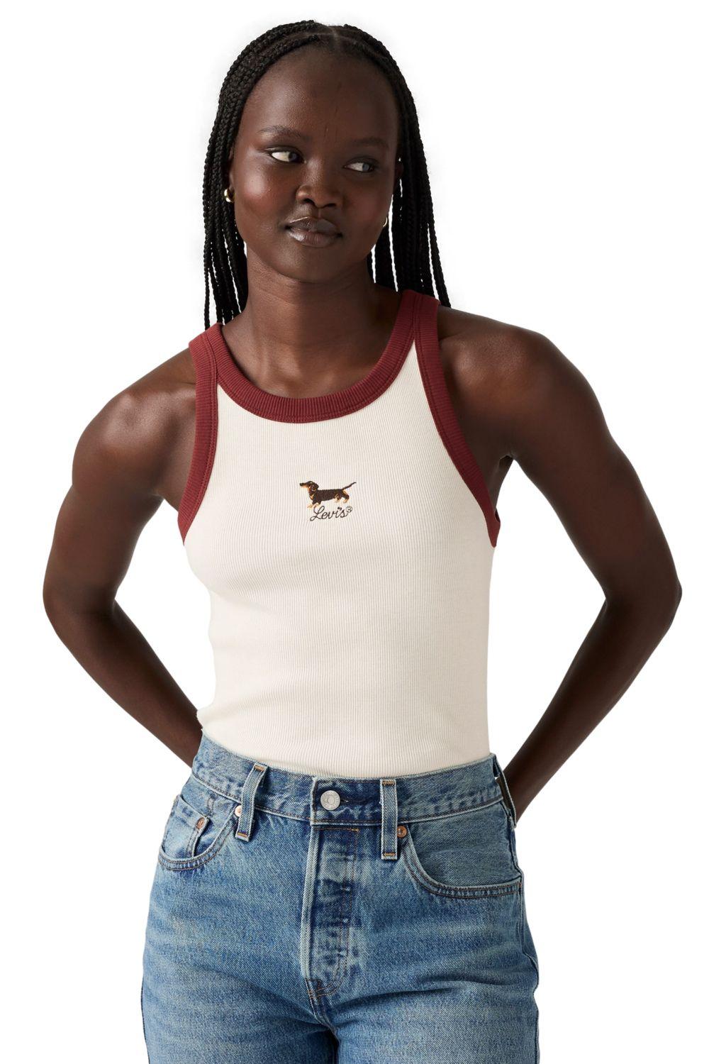 Polera Mujer Essential Racer Tank Blanco Levis 003QP-0005-2