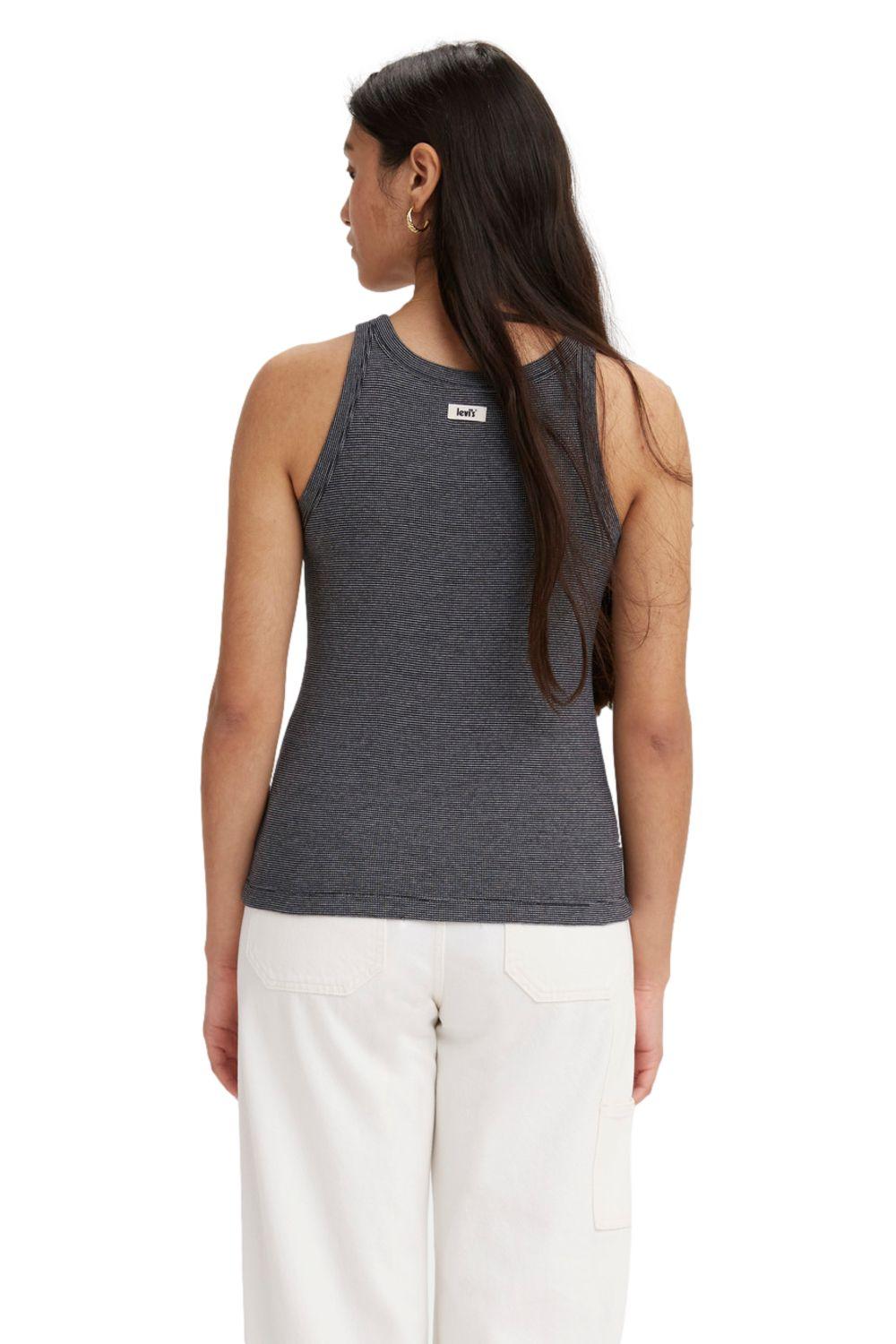Polera Mujer Lisa Sin Mangas  Gris Levis A3381-0004-3
