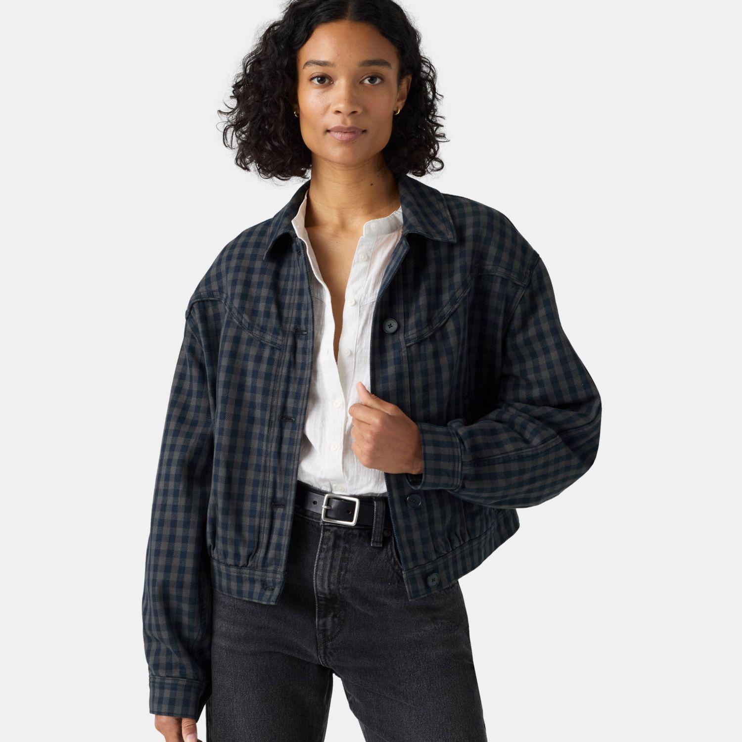 Chaqueta Mujer Dani Western Harrington Azul Levis 006RM-0002-2