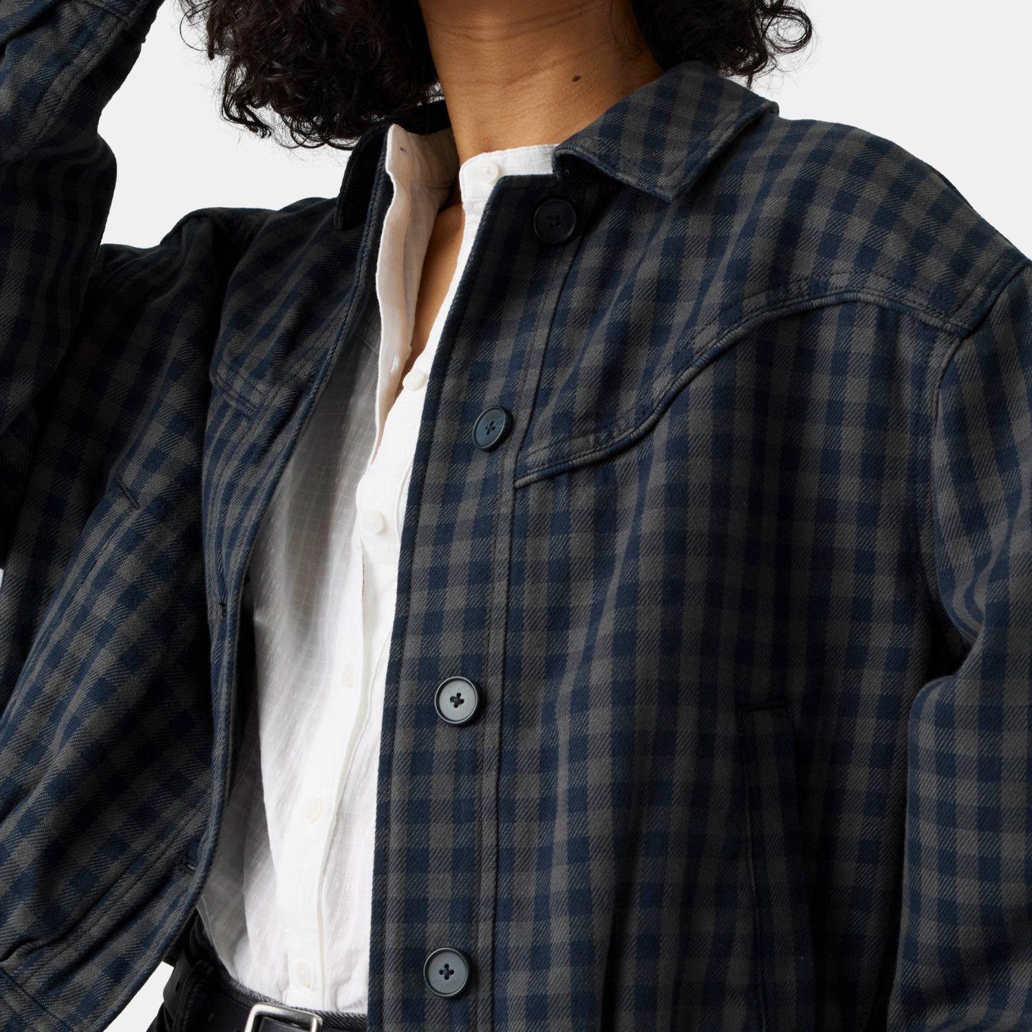 Chaqueta Mujer Dani Western Harrington Azul Levis 006RM-0002-3