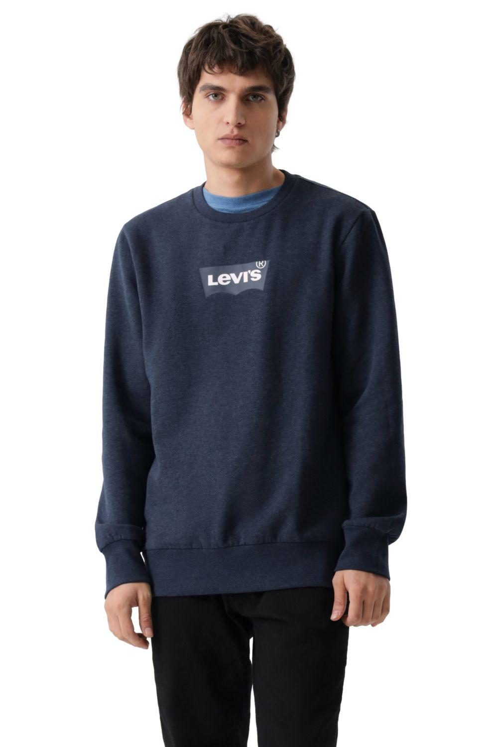 Polerón Hombre Standard Graphic Crew Azul Levis 38423-0157-0