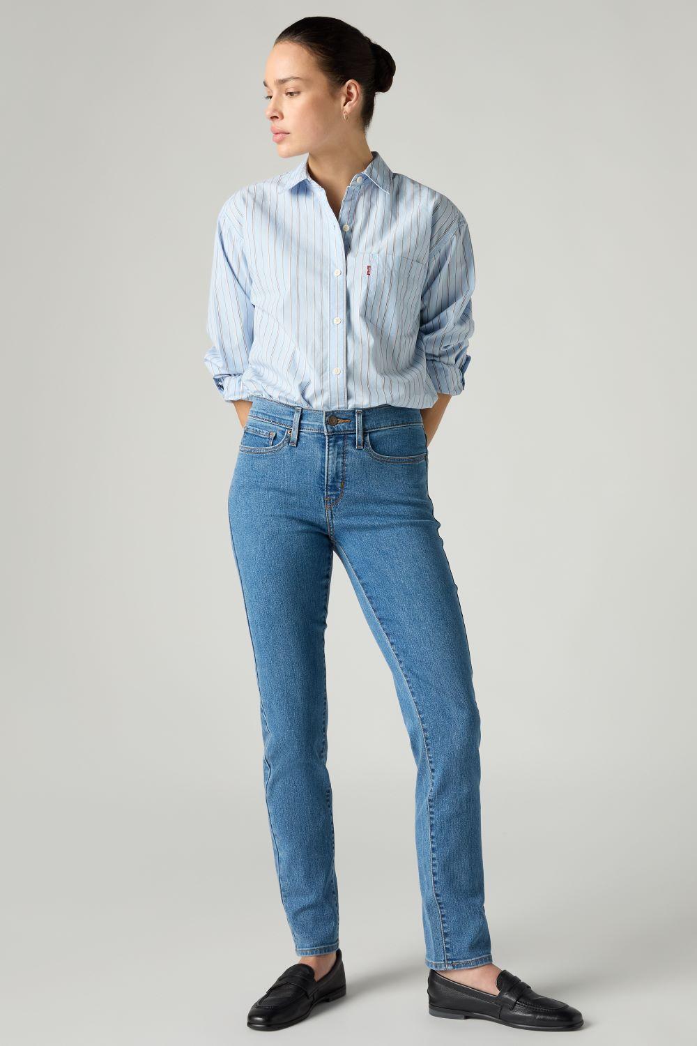 Jeans Mujer 312 Shaping Slim Azul Levis 19627-0278-4
