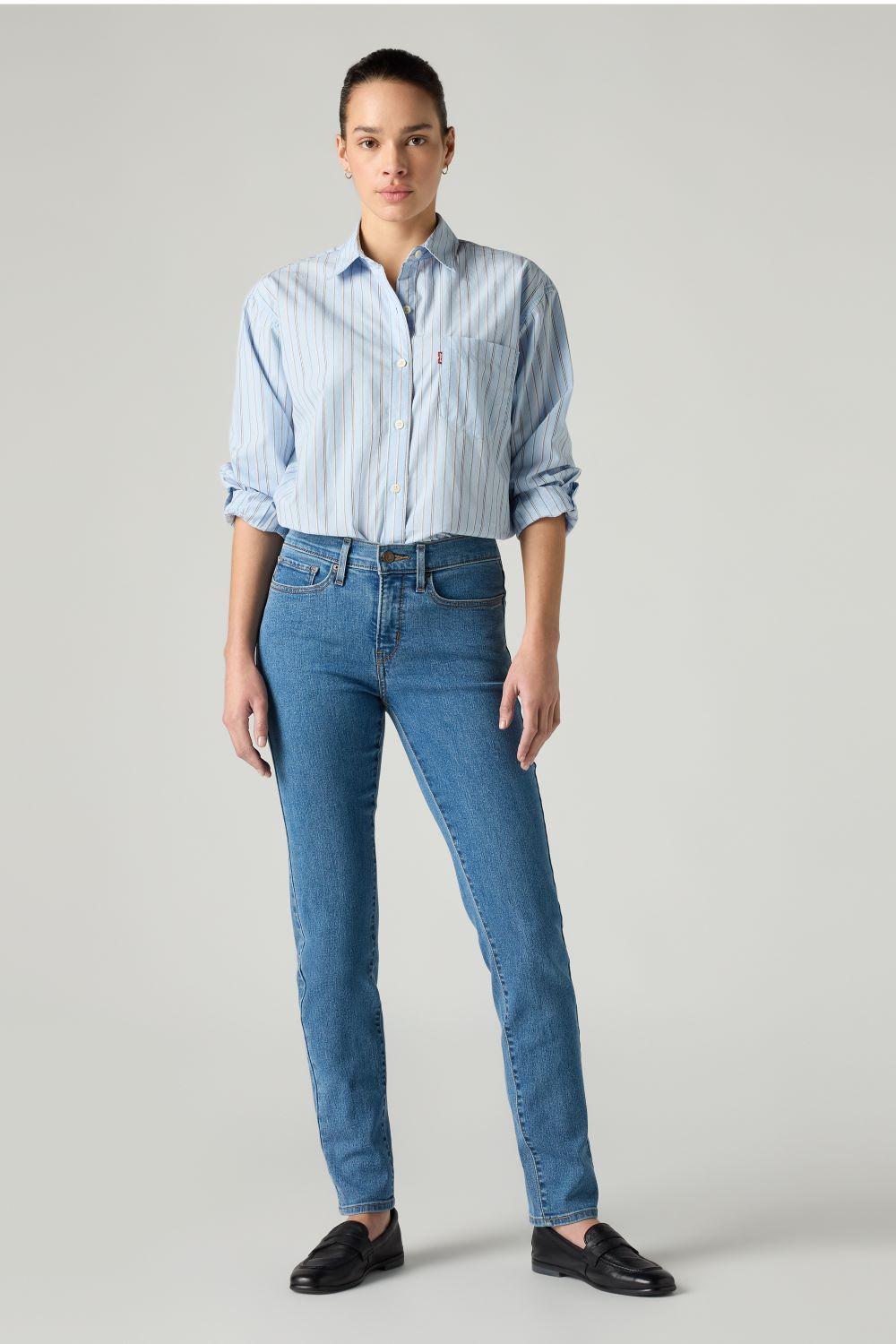 Jeans Mujer 312 Shaping Slim Azul Levis 19627-0278-1