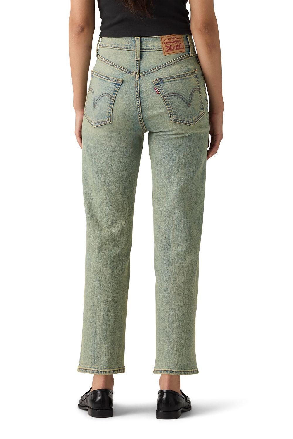 Jeans Mujer Ribcage Straight Ankle Azul Levis 72693-0295-2