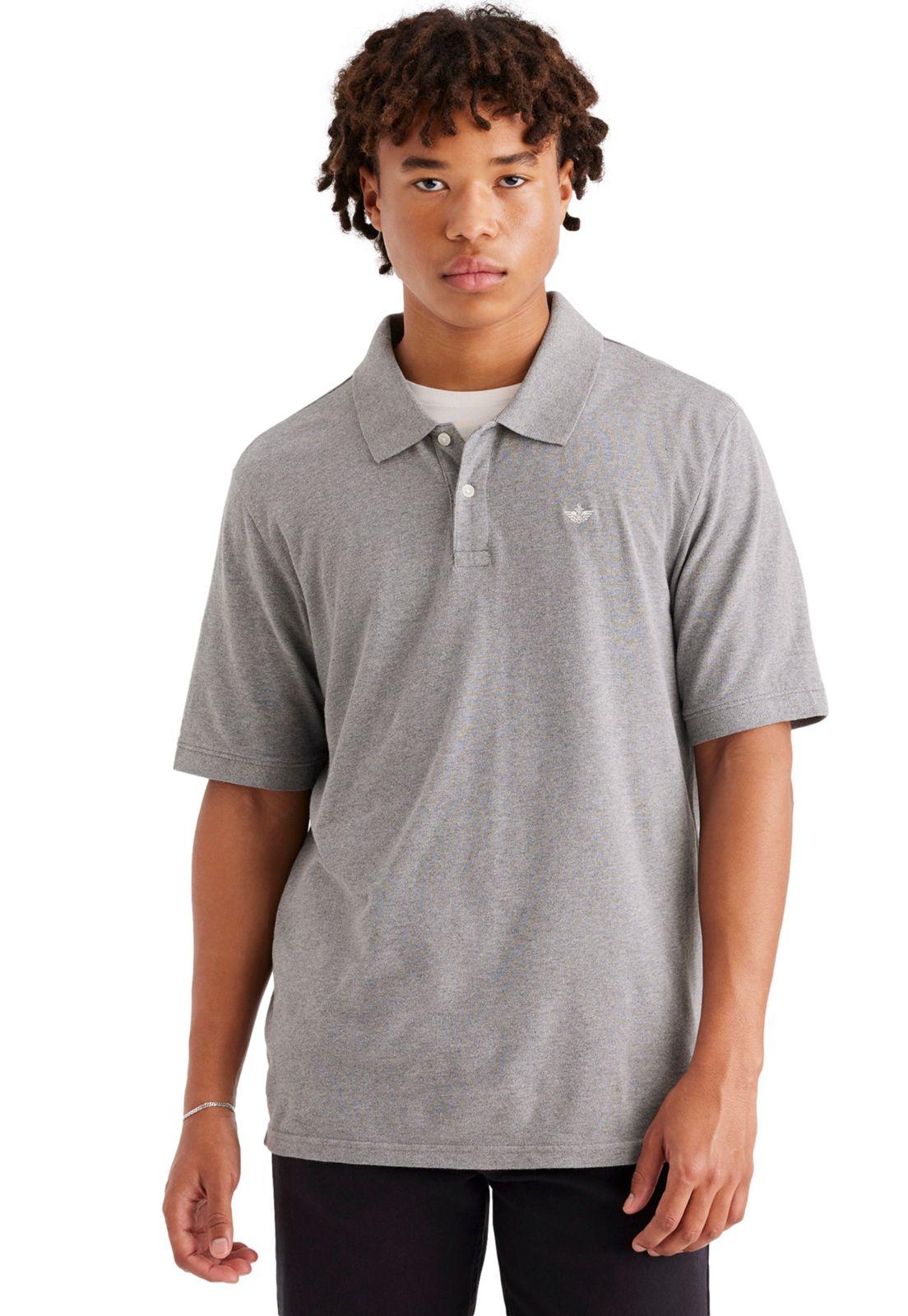Polera Hombre Polo Rib Collar Regular Fit Gris A6925-0006-0