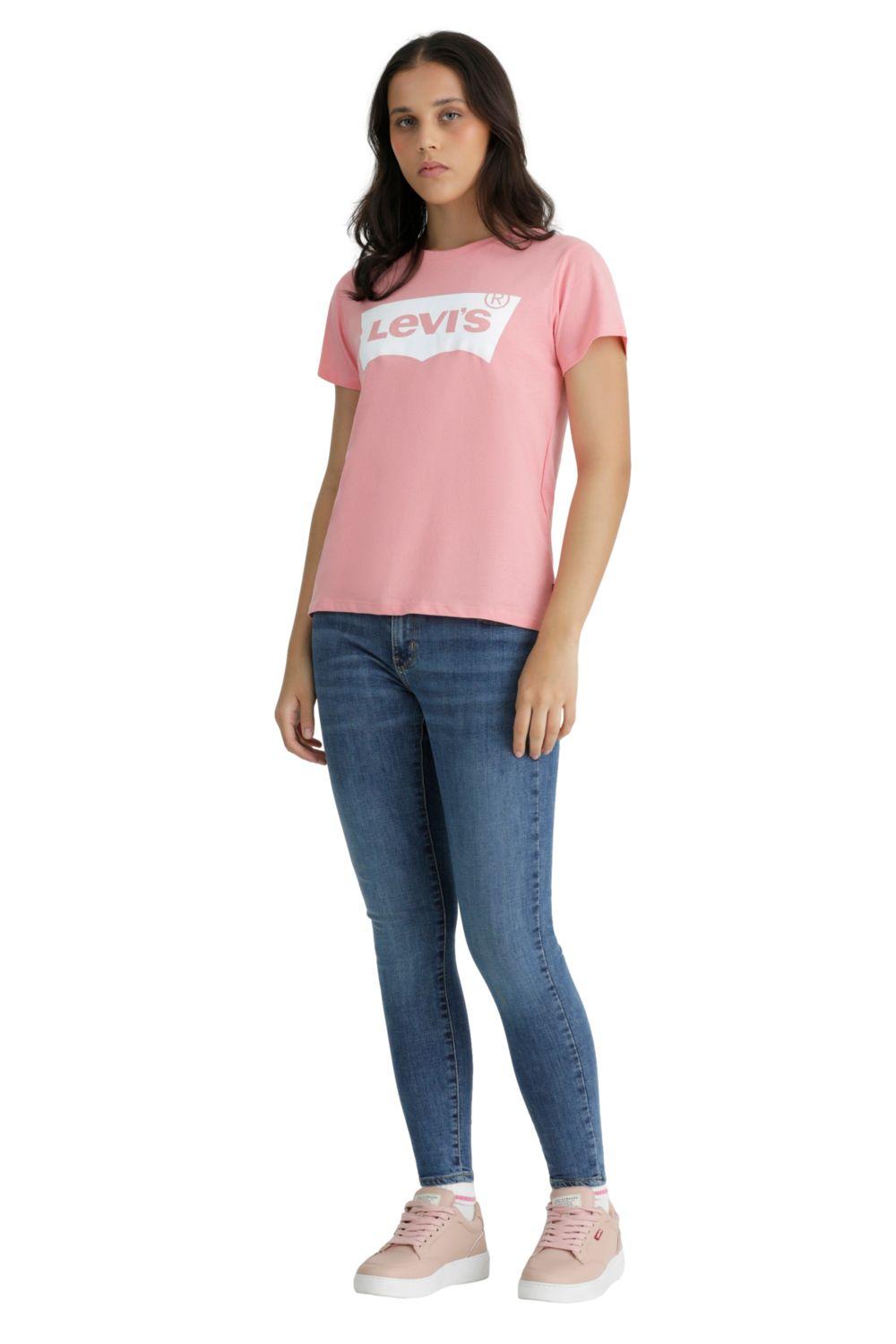 Polera Mujer Regular Fit Rosado Levis 17369-2956-3