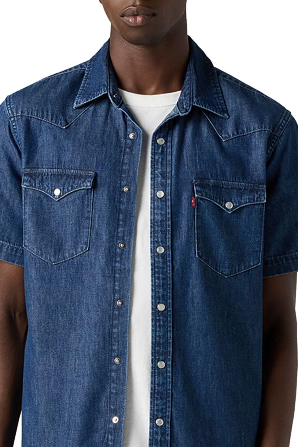 Camisa Hombre Classic Western Azul Levis 86626-0012-2