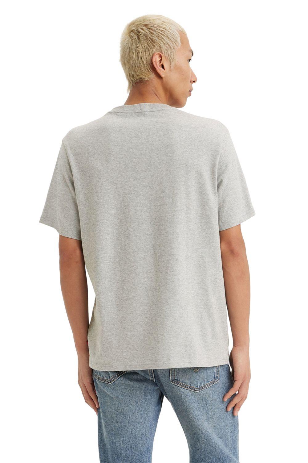 Polera Hombre Manga corta Gráfica Gris Levis 16143-1072-2