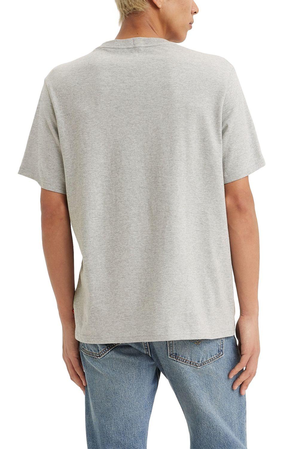 Polera Hombre Manga corta Gráfica Gris Levis 16143-1072-3