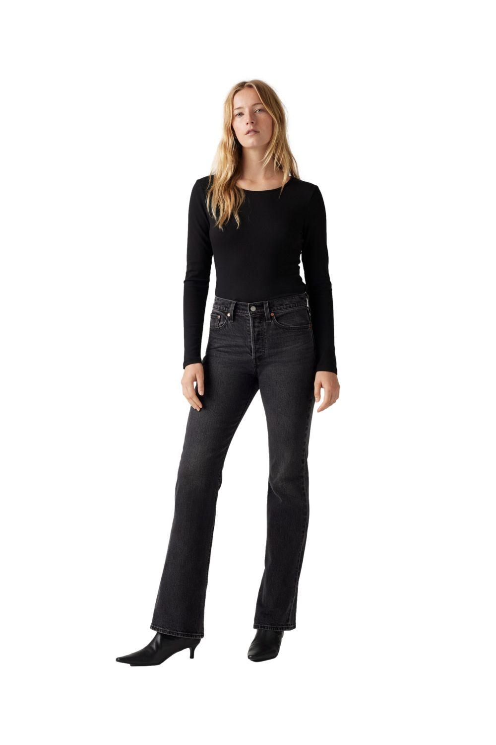 Jeans Mujer Wedgie Boot Negro Levis A8710-0010-3