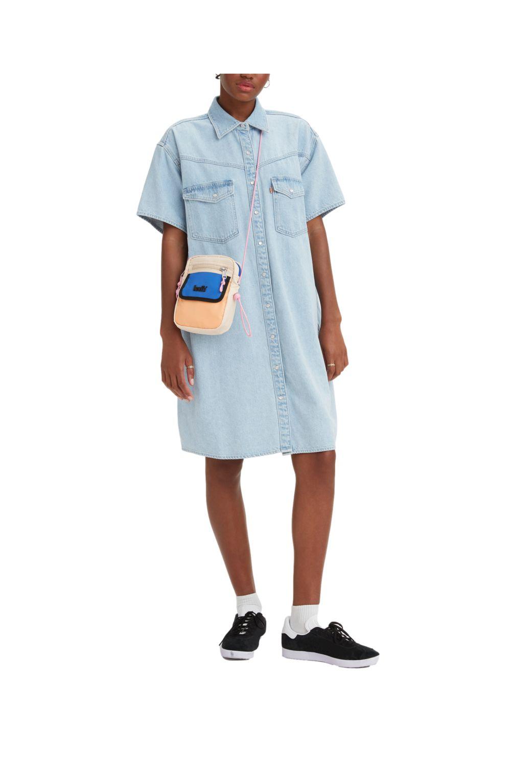 Vestido Mujer Elowen Western Celeste Levis A3344-0001-1