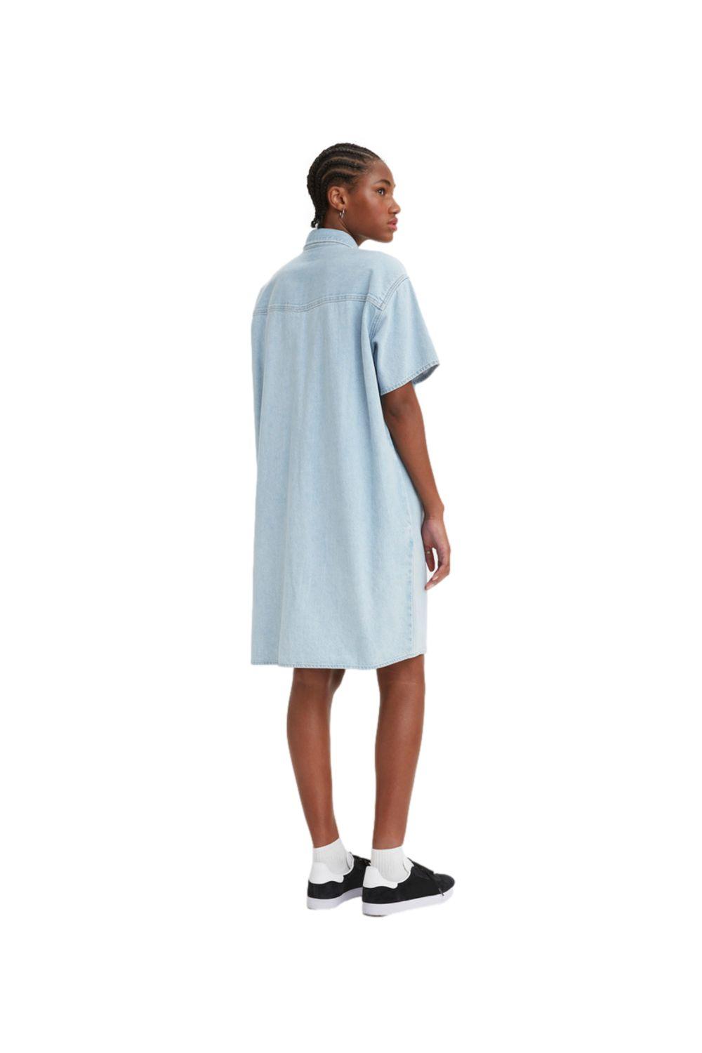 Vestido Mujer Elowen Western Celeste Levis A3344-0001-2