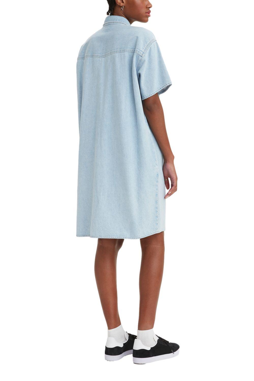 Vestido Mujer Elowen Western Celeste Levis A3344-0001-3