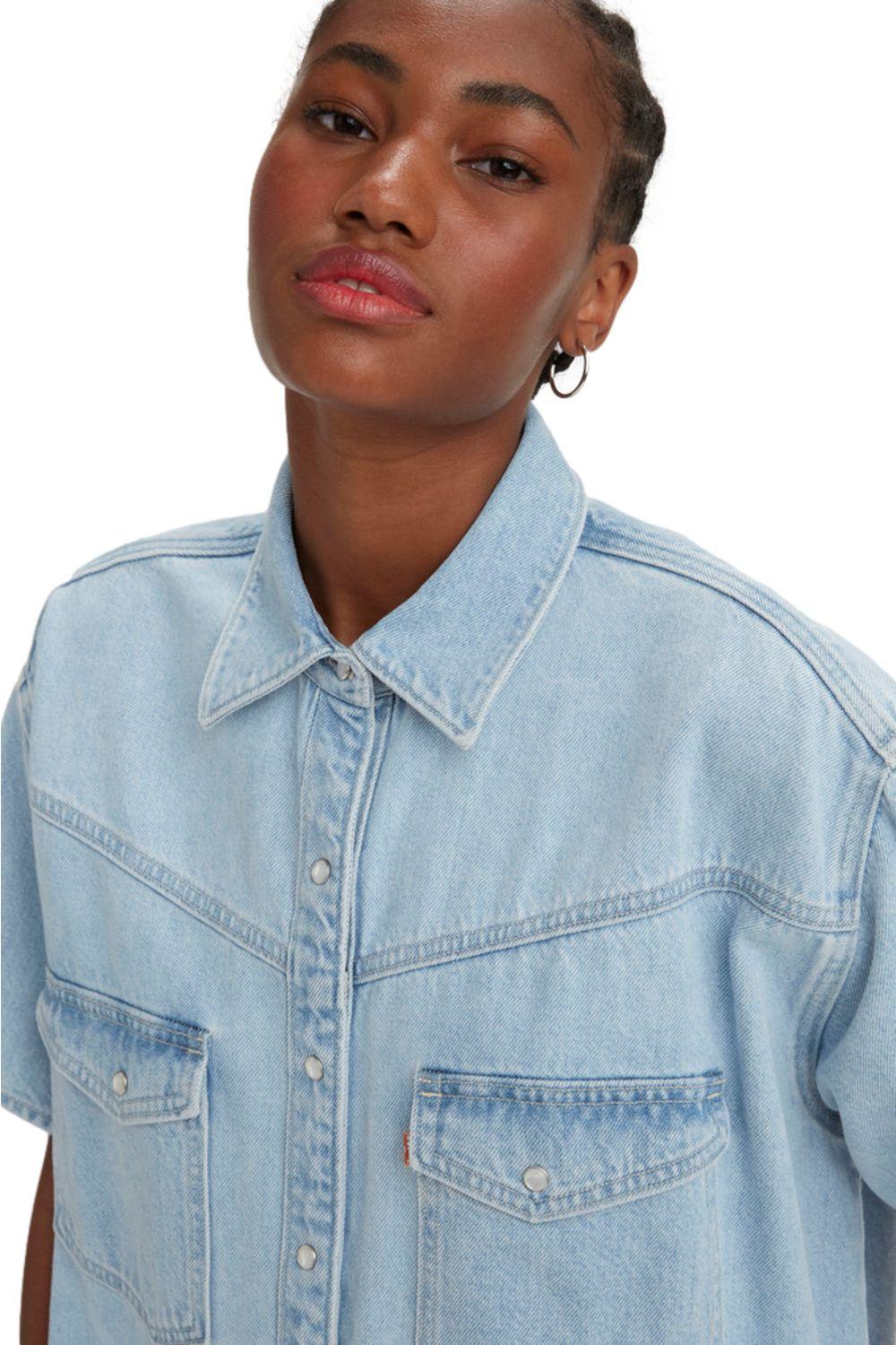 Vestido Mujer Elowen Western Celeste Levis A3344-0001-4