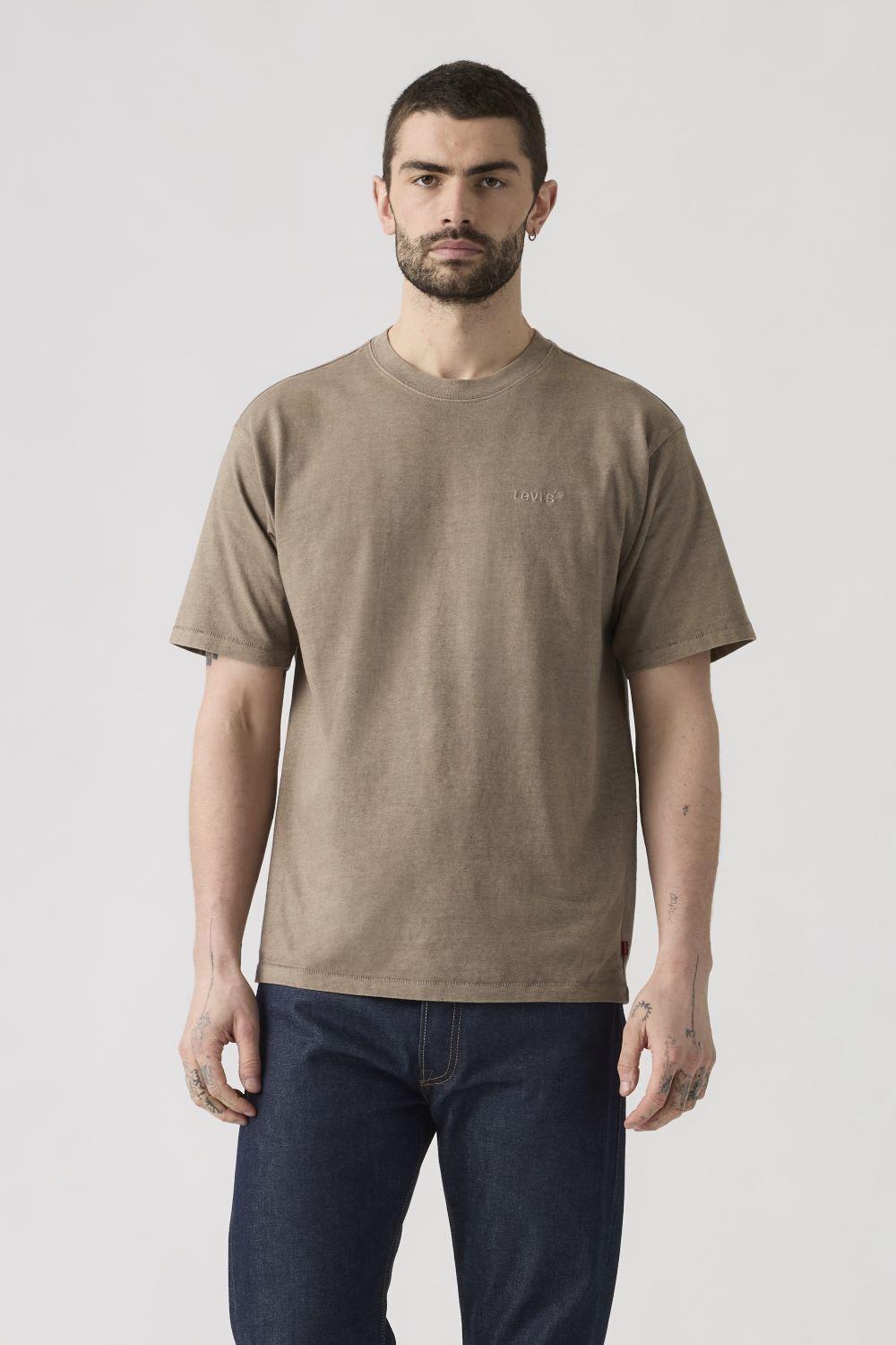 Polera Hombre Red Tab Vintage Tee Café Levis A0637-0195-0