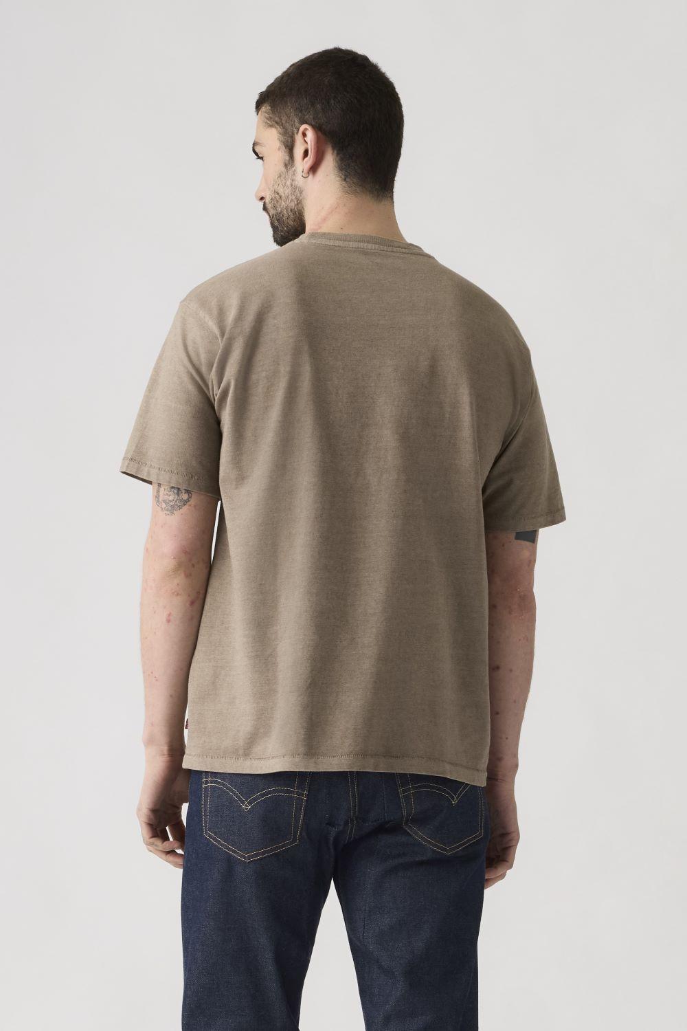 Polera Hombre Red Tab Vintage Tee Café Levis A0637-0195-1