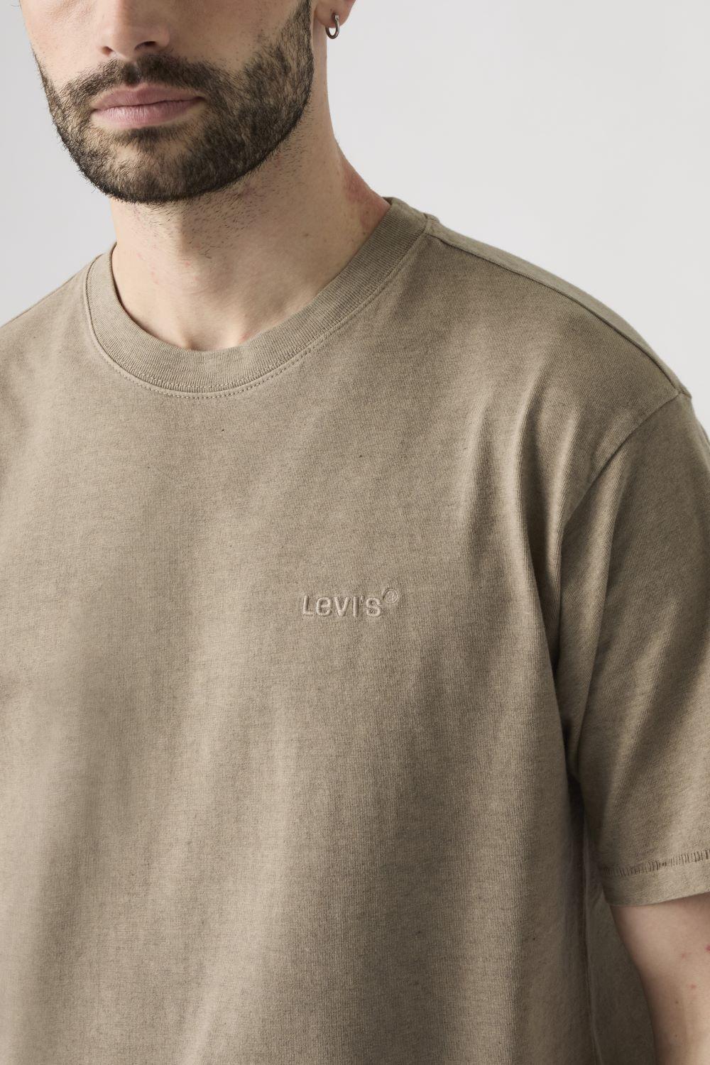 Polera Hombre Red Tab Vintage Tee Café Levis A0637-0195-3