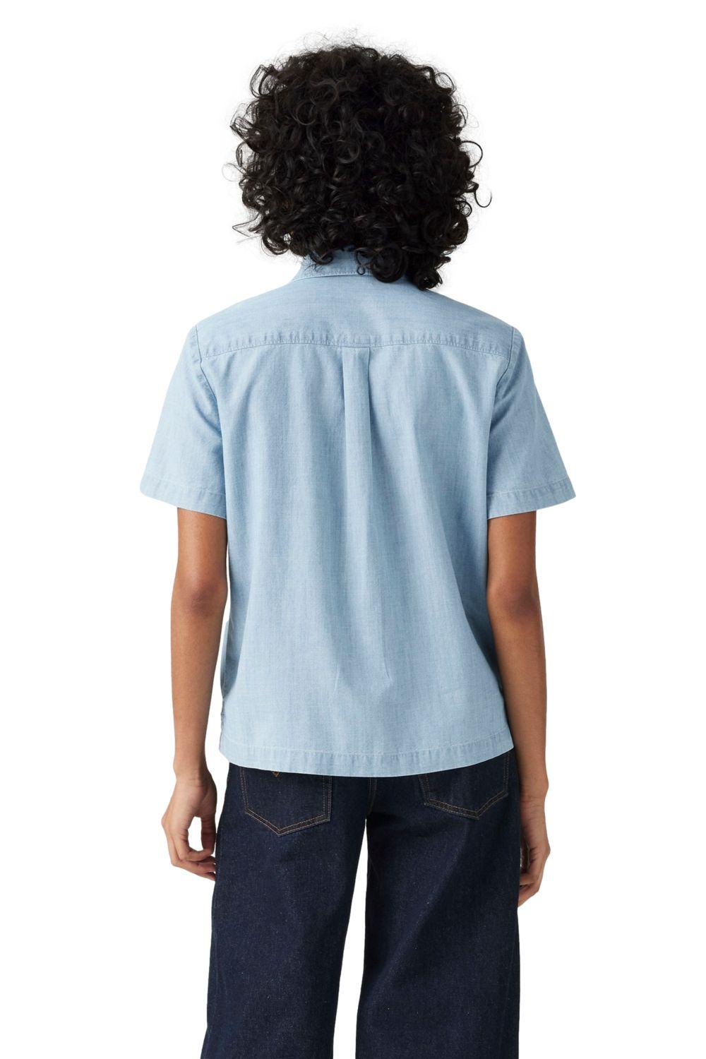 Blusa Mujer Sonny Camp Shirt Celeste Levis 001HO-0002-1