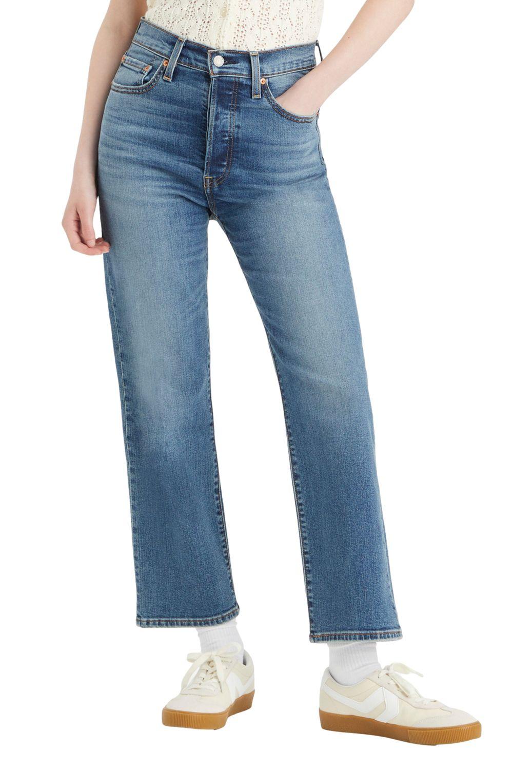 Jeans Mujer Ribcage Straight Ankle Azul Levis 72693-0208-0