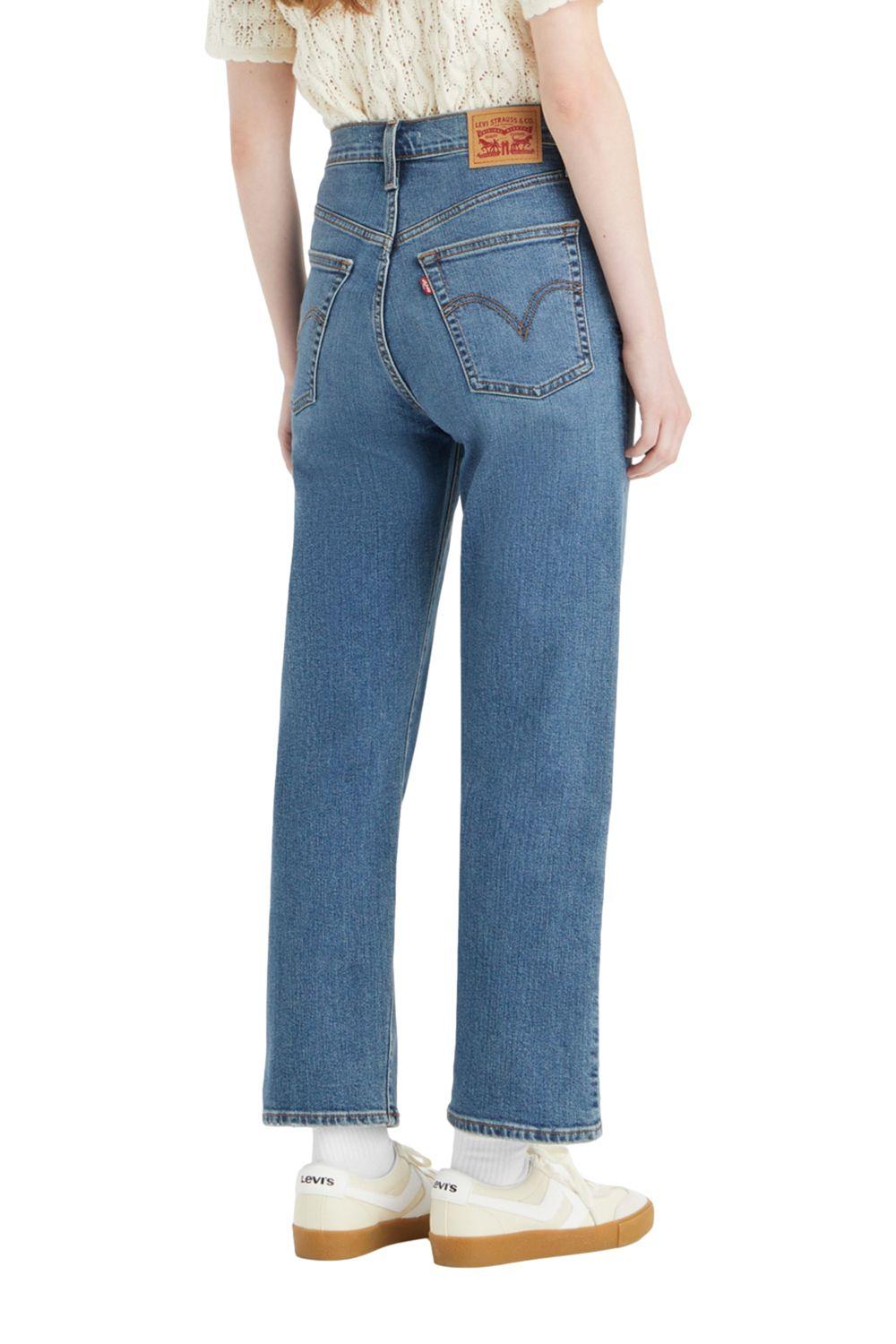 Jeans Mujer Ribcage Straight Ankle Azul Levis 72693-0208-2
