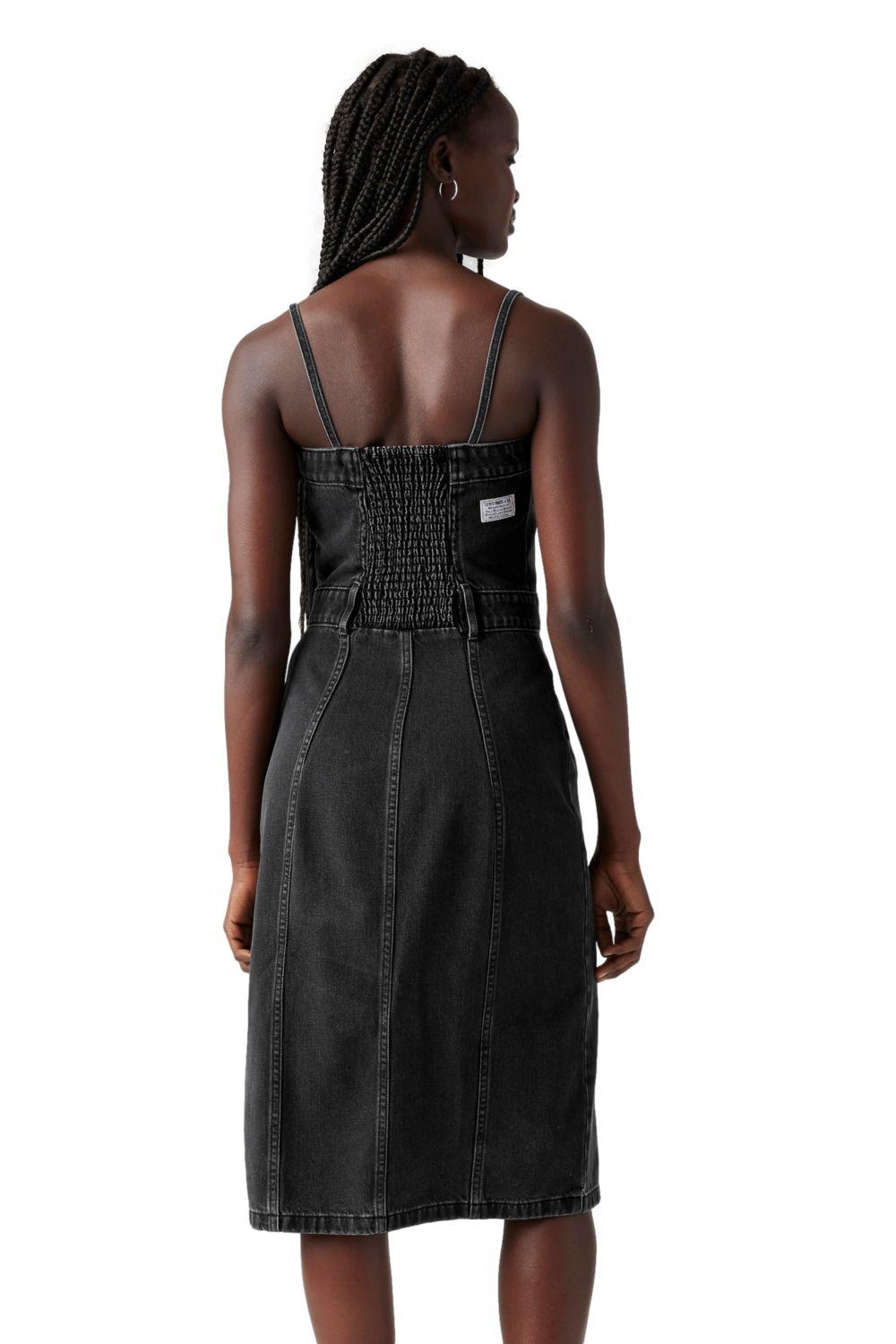 Vestido Mujer Denim Bustier Dress Negro Levis 0002S-0001-2