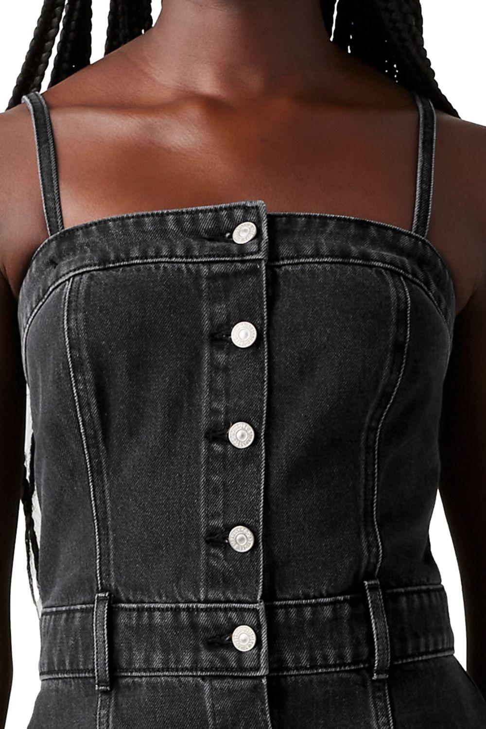 Vestido Mujer Denim Bustier Dress Negro Levis 0002S-0001-3