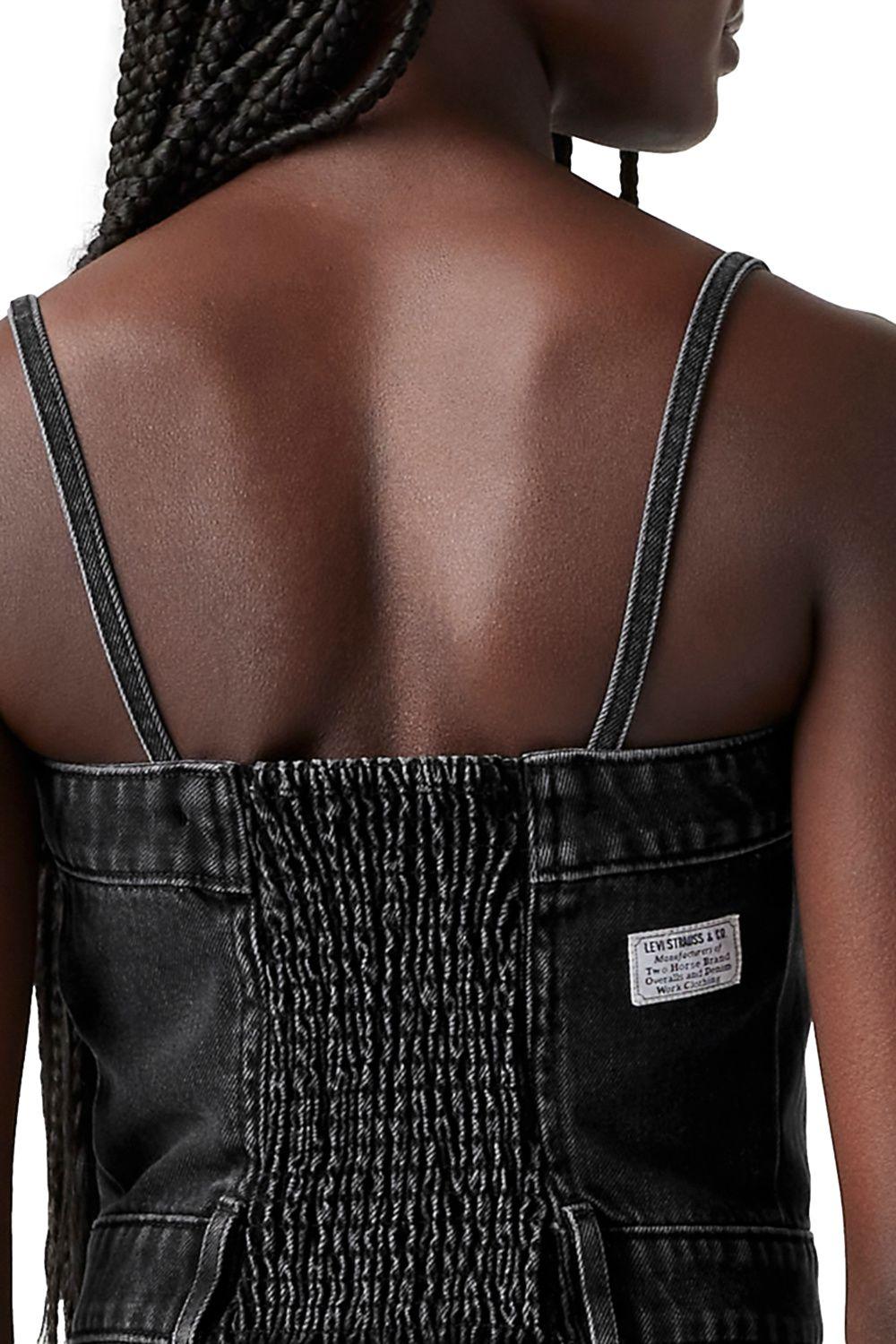 Vestido Mujer Denim Bustier Dress Negro Levis 0002S-0001-4