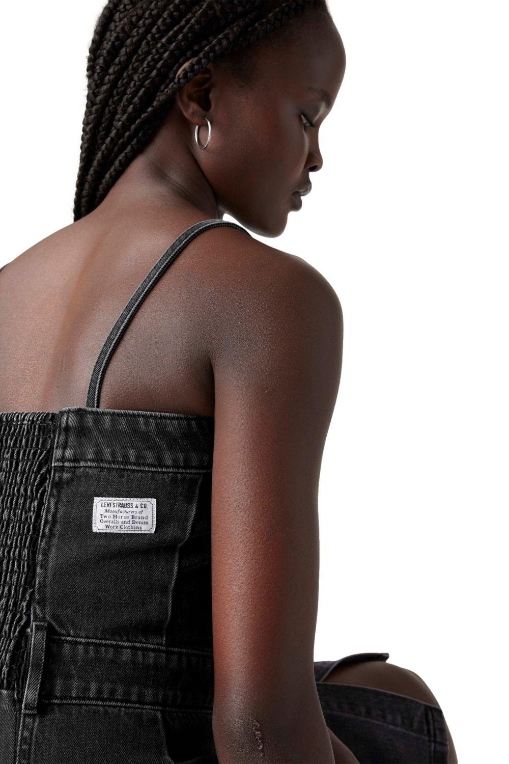 Vestido Mujer Denim Bustier Dress Negro Levis 0002S-0001-5