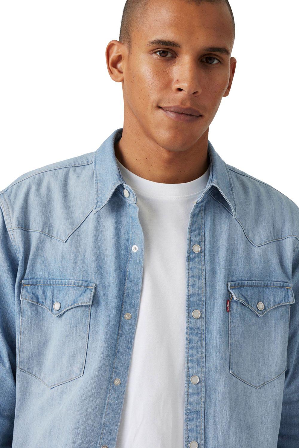 Camisa Hombre Western Standard Celeste Levis 85744-0047-3