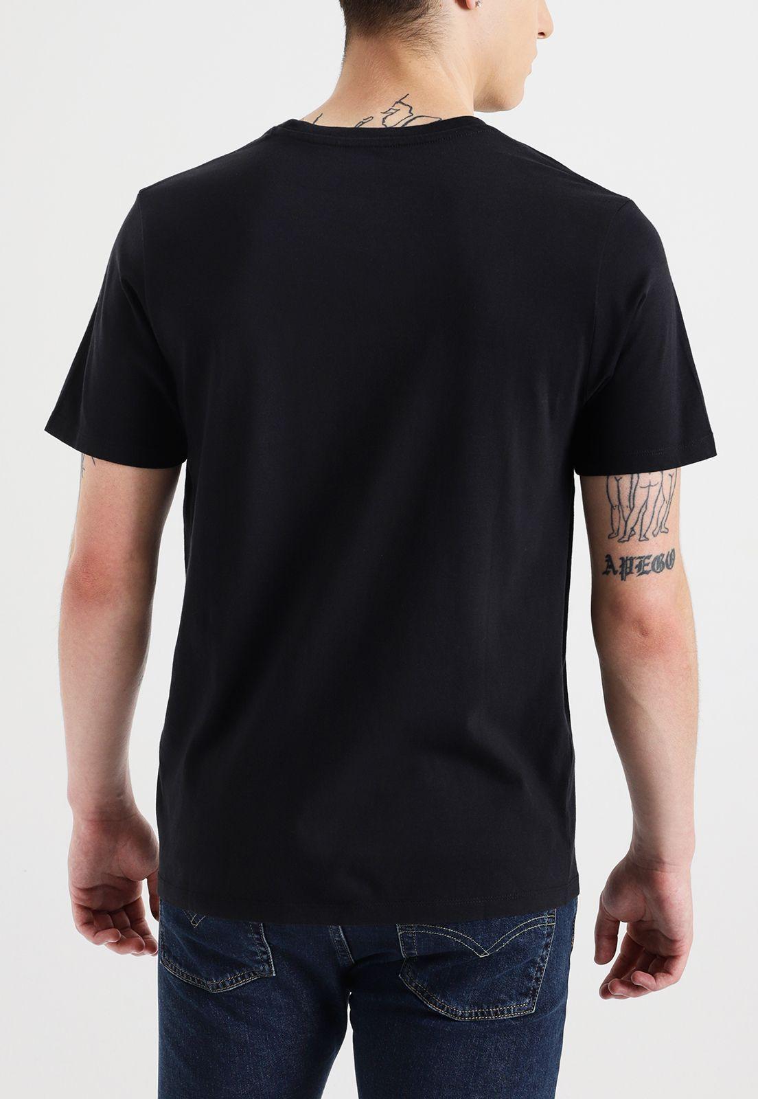 Polera Hombre Manga Corta Logo Negra Levis 22491-0992-1