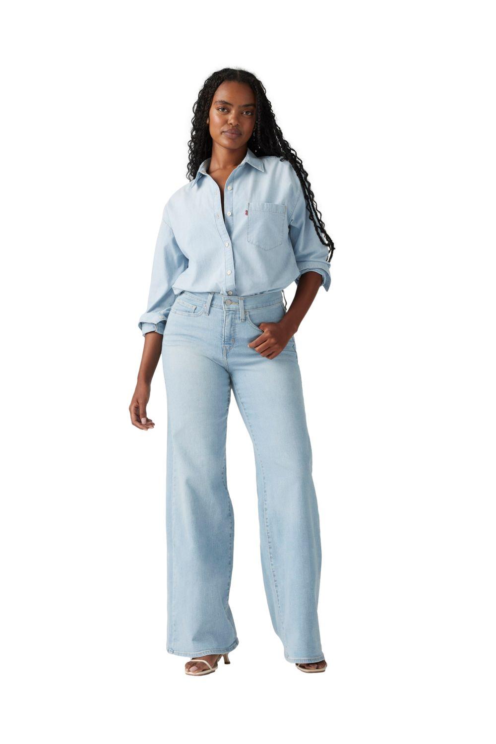 Jeans Mujer 318 Shaping Wide Leg Celeste Levis 001PZ-0004-3