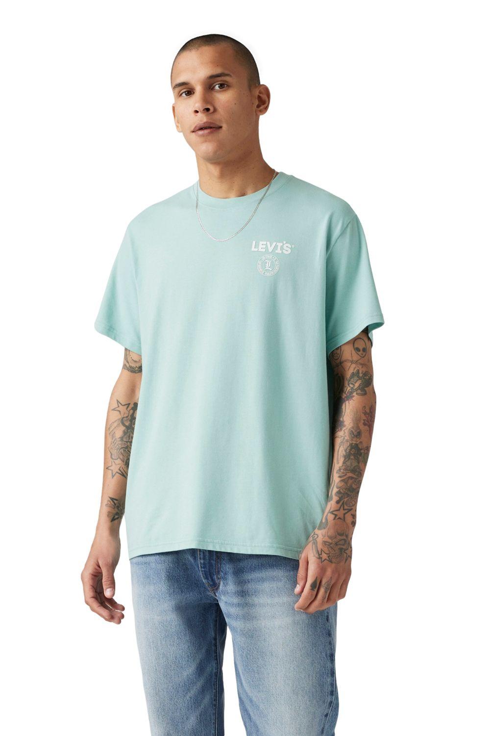 Polera Hombre Ss Relaxed Fit Tee Verde Levis 16143-1501-2